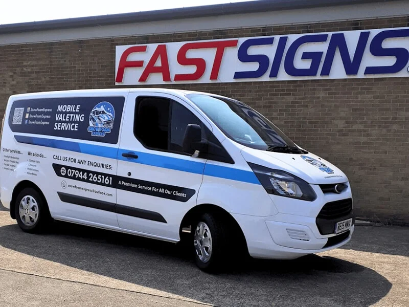 Van graphics for Mobile Valeting Service, Hull.